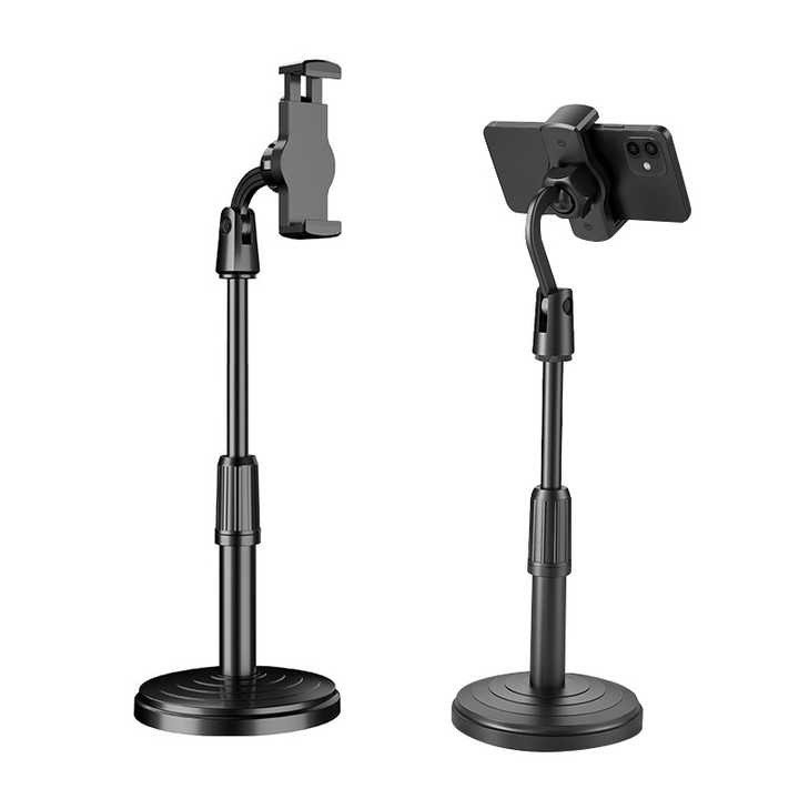 Support Telephone Desk Cell Phone Stand Mobile Holder Cellphone Mount Mobile Holder For Video Recording Study Live Broadcasting